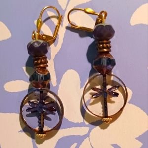 Dragonfly earrings